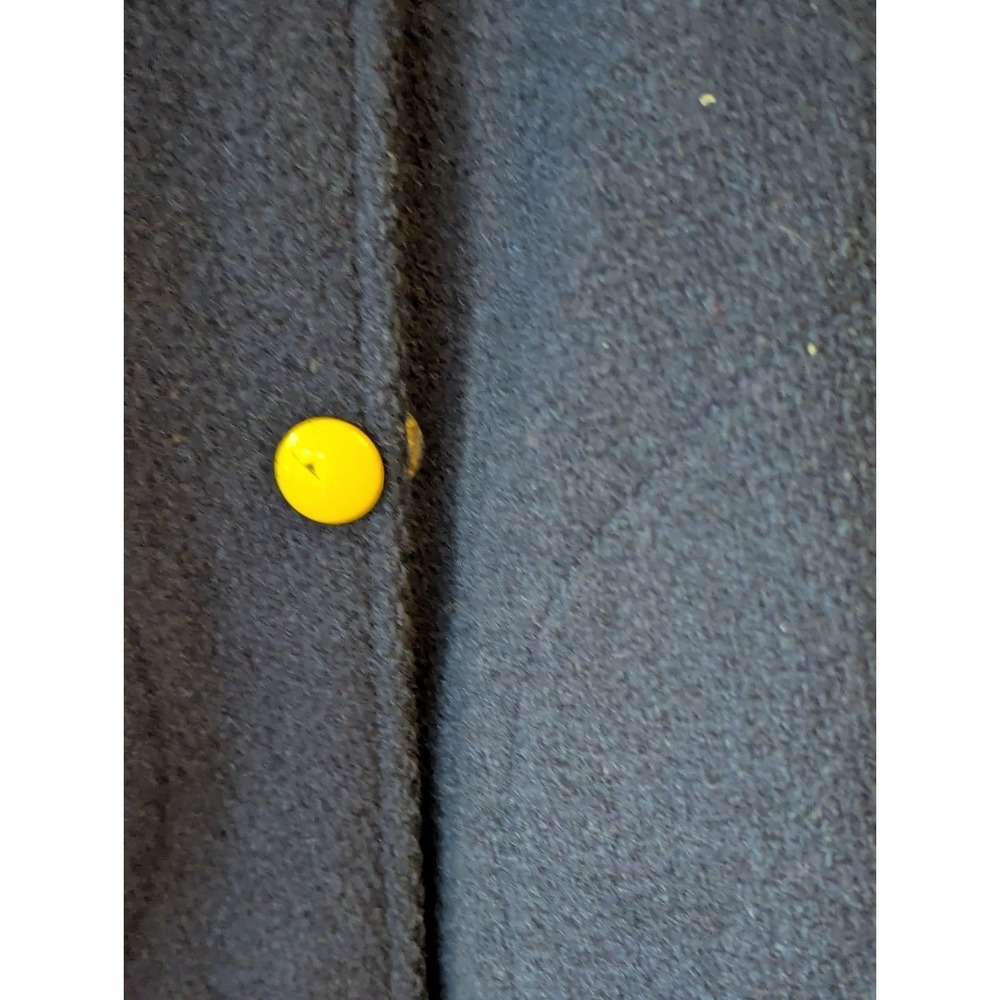 Vtg 1979 Varsity Blue Gold Jacket cheerleader Wool Blend Sz 36 "Laura" & "MCH" - Picture 6 of 13